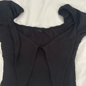 Elegant Black Women's Top